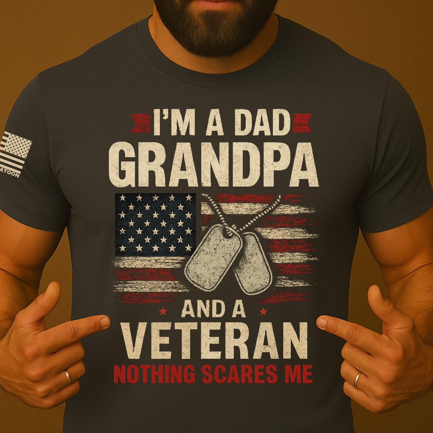 Patriotic Dad Grandpa Veteran Shirt