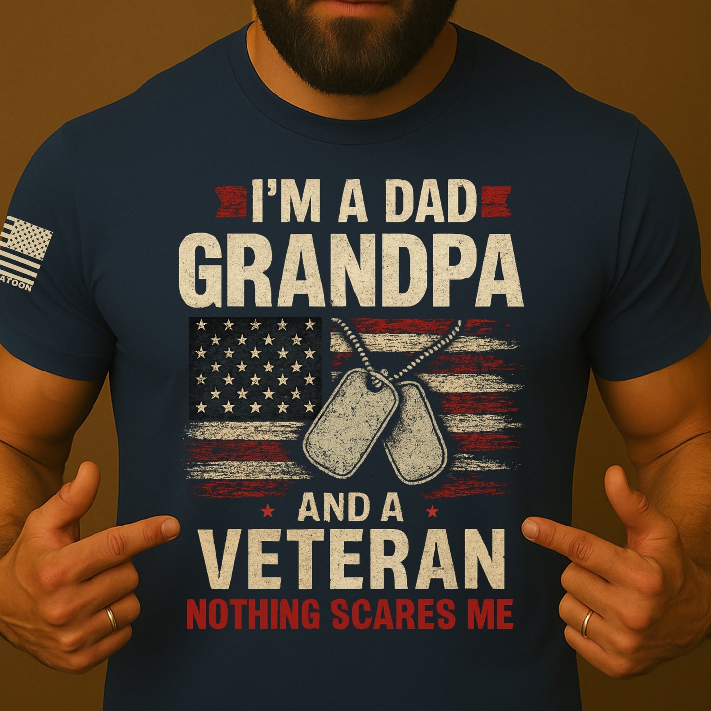 Patriotic Dad Grandpa Veteran Shirt
