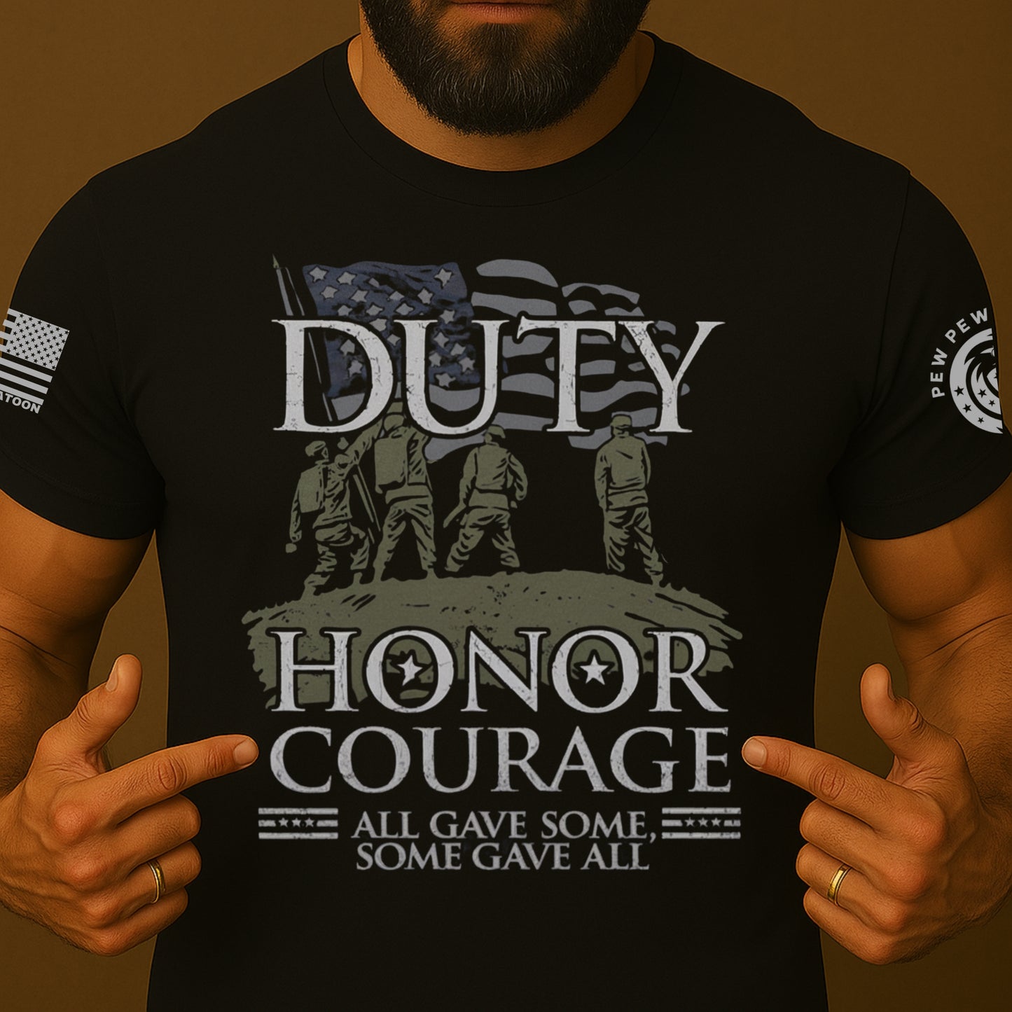 Duty Honor Courage Patriot Shirt