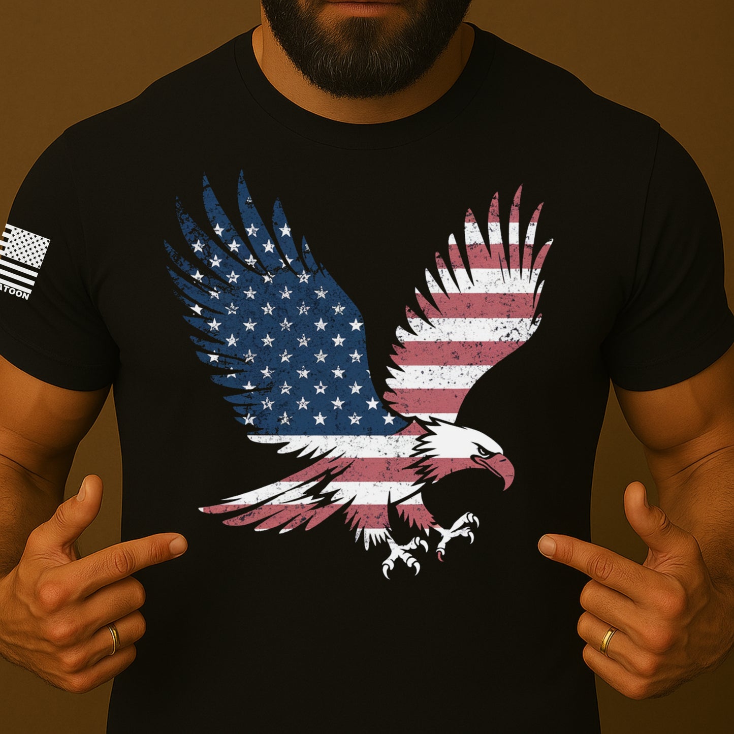 Freedom Eagle American Flag Shirt