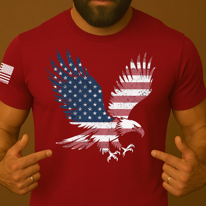 Freedom Eagle American Flag Shirt
