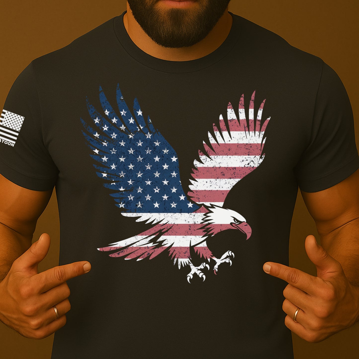 Freedom Eagle American Flag Shirt