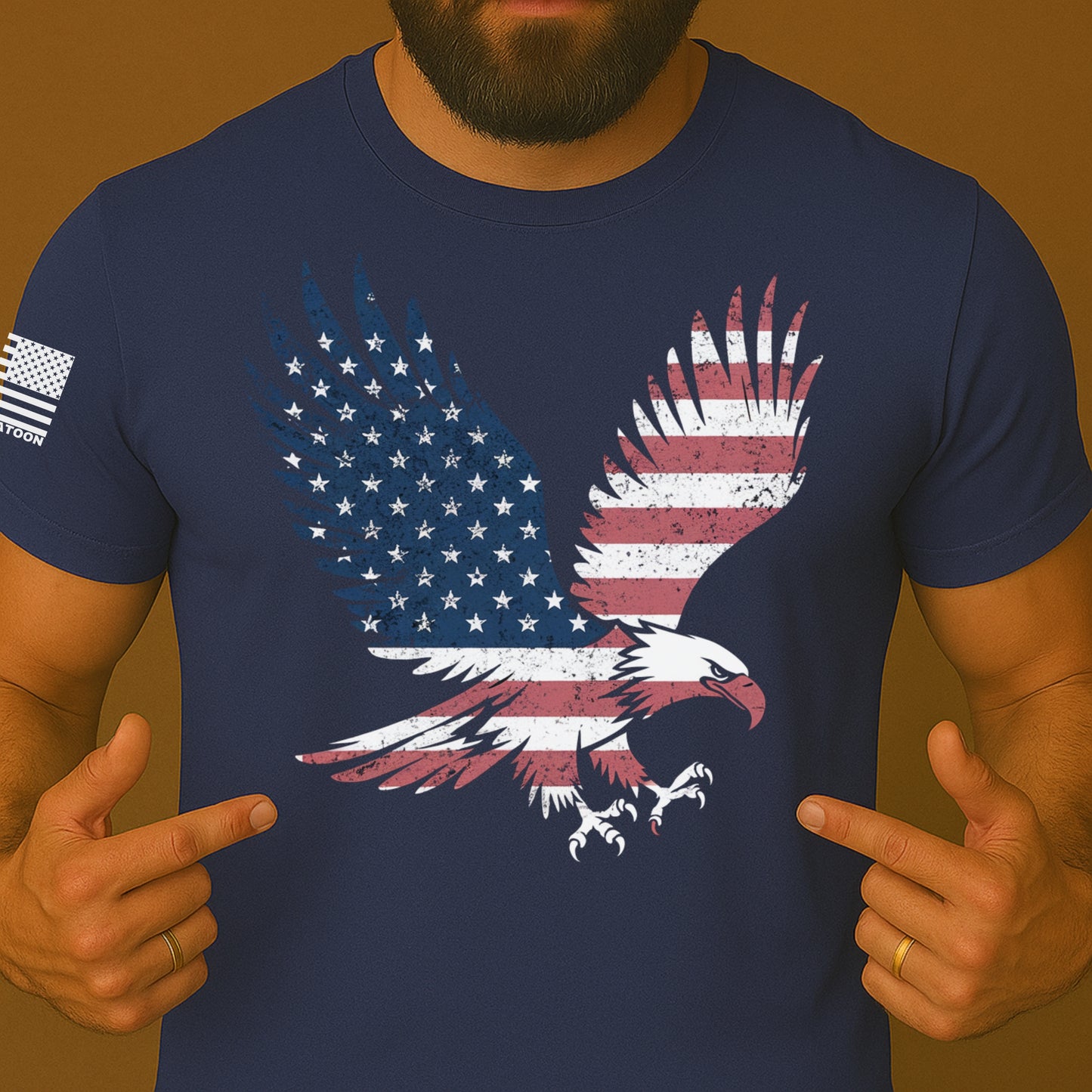 Freedom Eagle American Flag Shirt