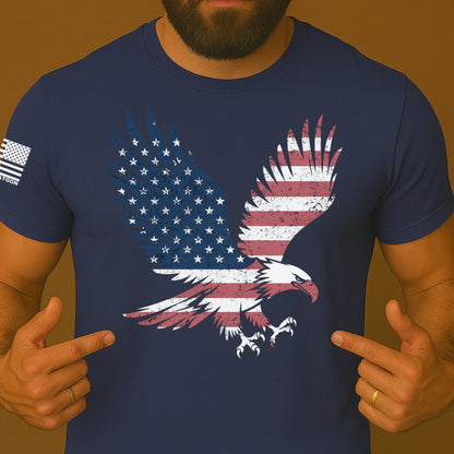 Freedom Eagle American Flag Shirt