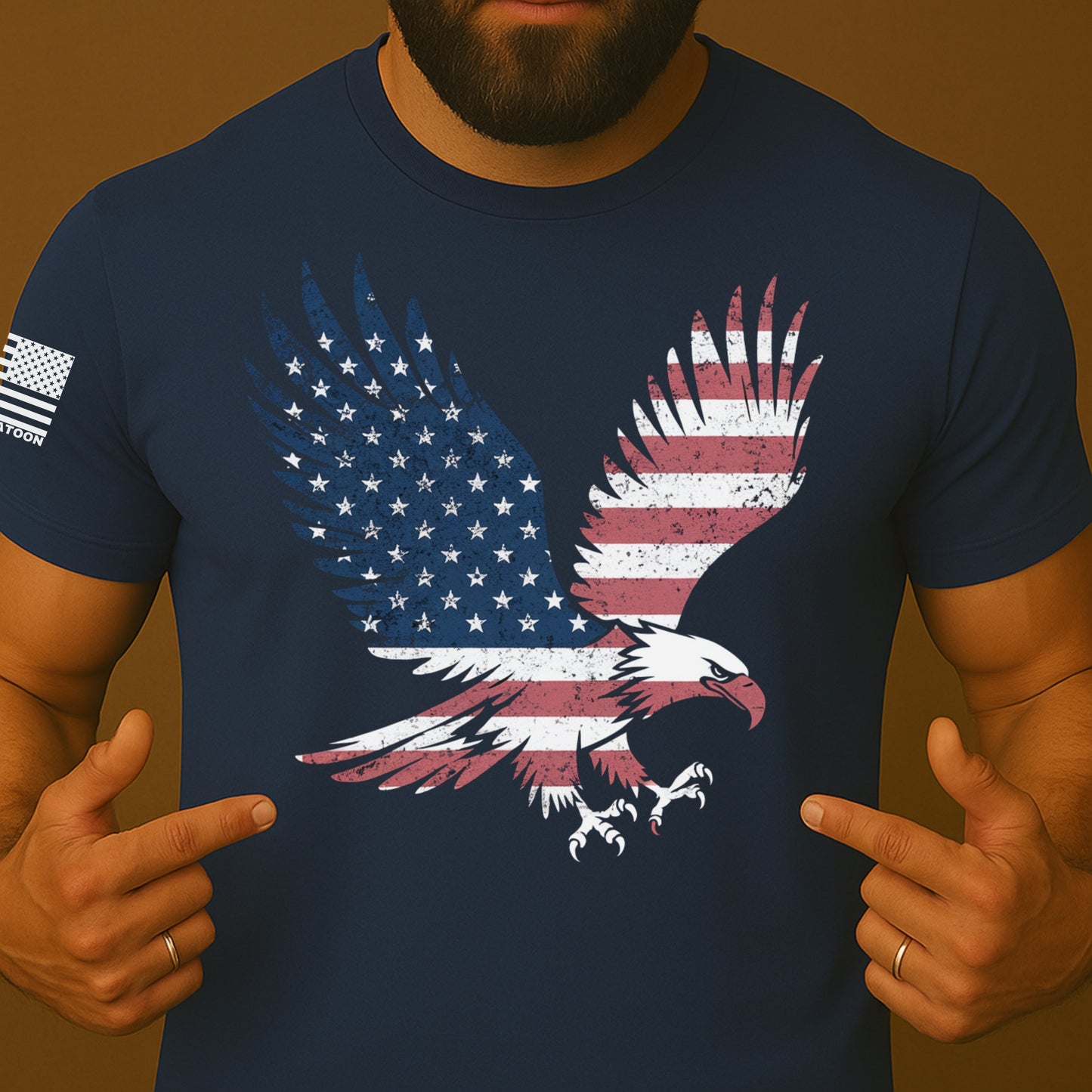 Freedom Eagle American Flag Shirt