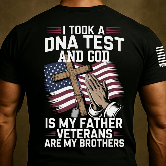 God is My Father & Veterans Are My Brothers Shirt
