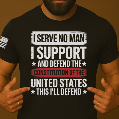 I Support the Constitution Patriot Shirt