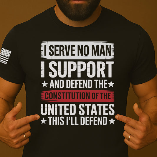 I Support the Constitution Patriot Shirt