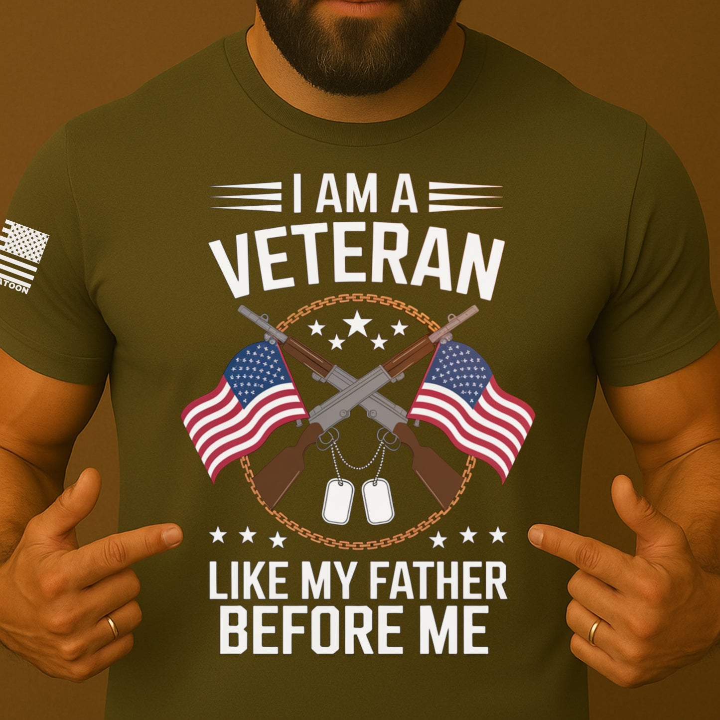 Veteran For Life, Like My Father Before Me Shirt