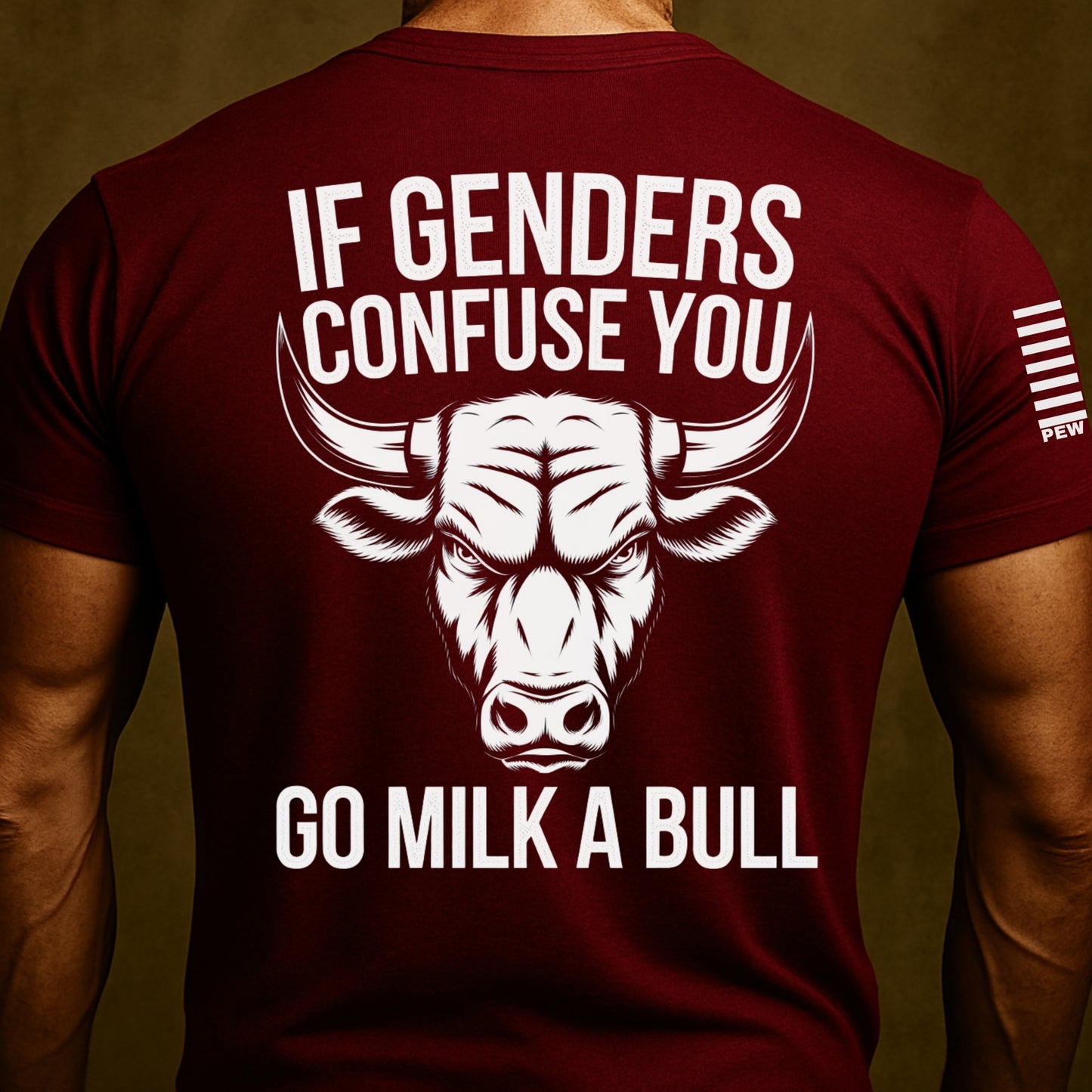 If Genders Confuse you, Go Milk a Bull Funny Shirt
