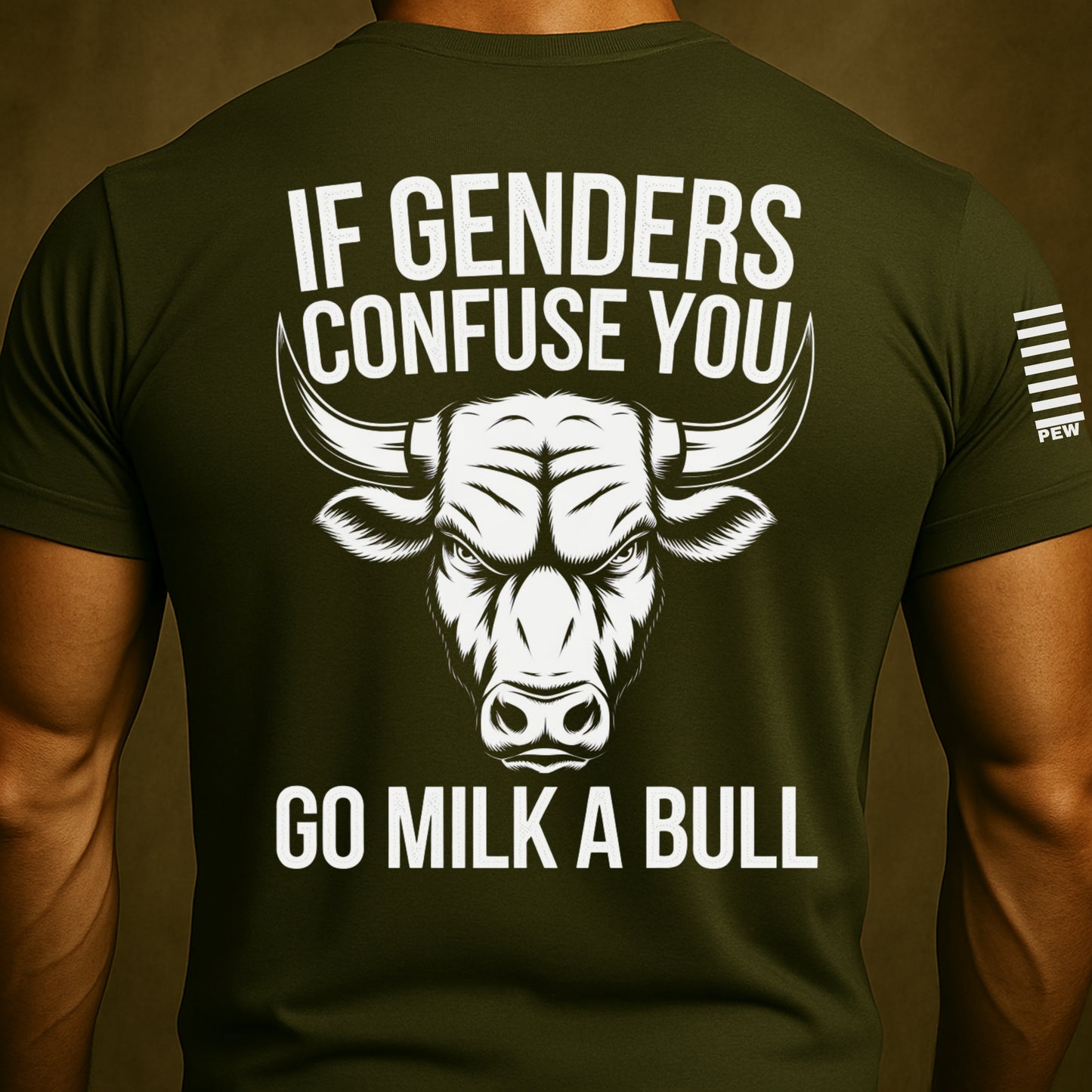 If Genders Confuse you, Go Milk a Bull Funny Shirt
