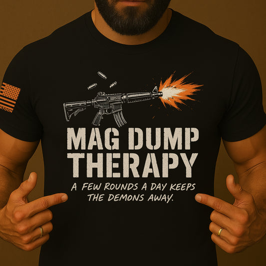 Mag Dump Therapy Gun Shirt