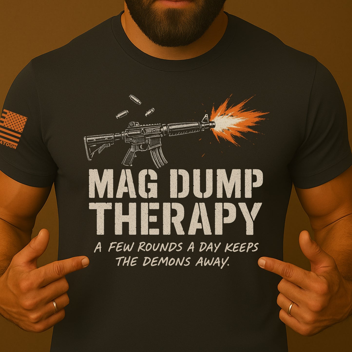 Mag Dump Therapy Gun Shirt