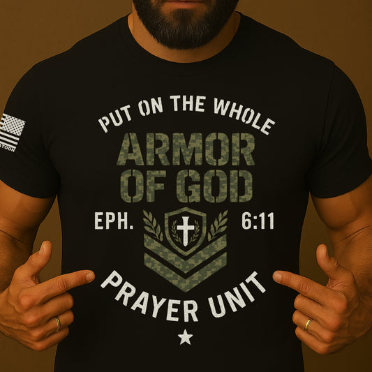 Put On The Whole Armor of God Men's Christian T Shirt