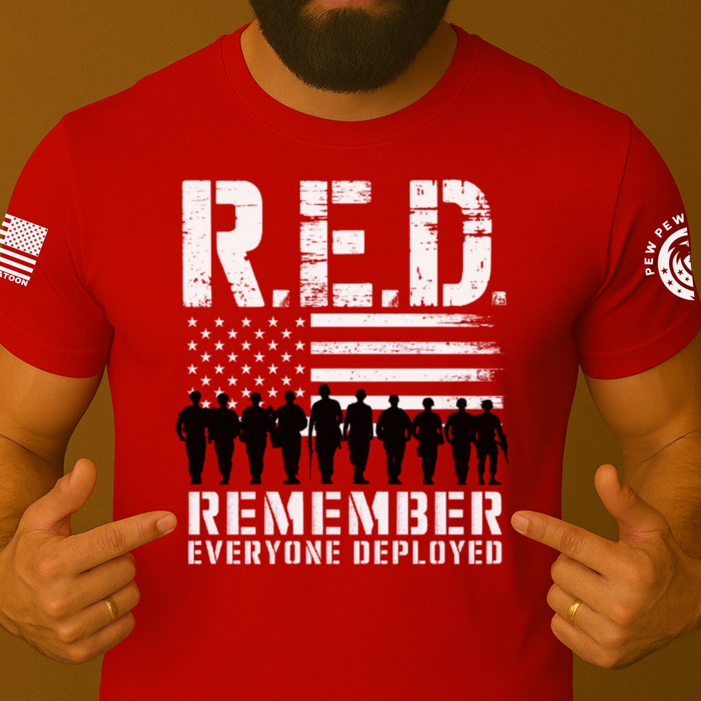 R.E.D. – Remember Everyone Deployed T-Shirt