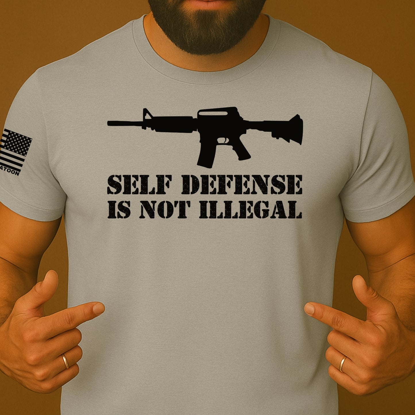 Self-defense is not Illegal 2A Shirt