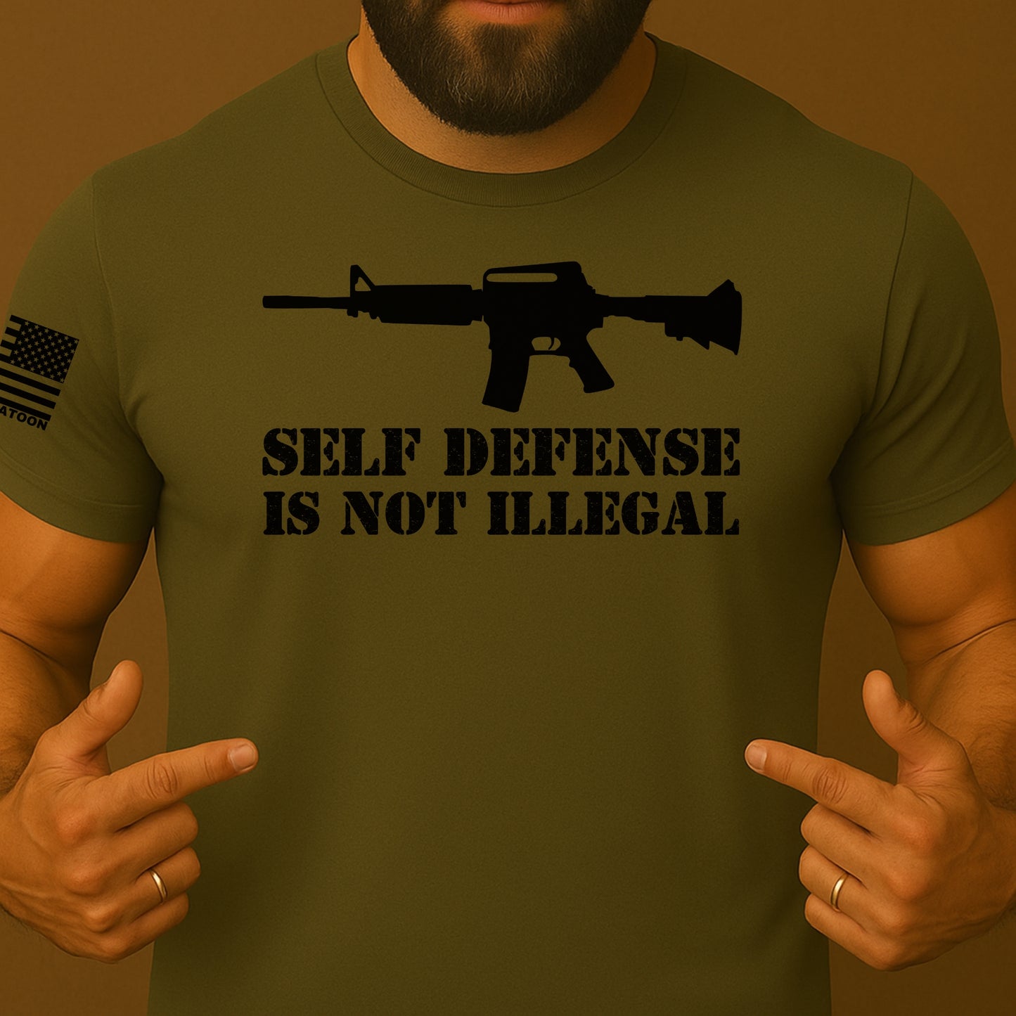 Self-defense is not Illegal 2A Shirt
