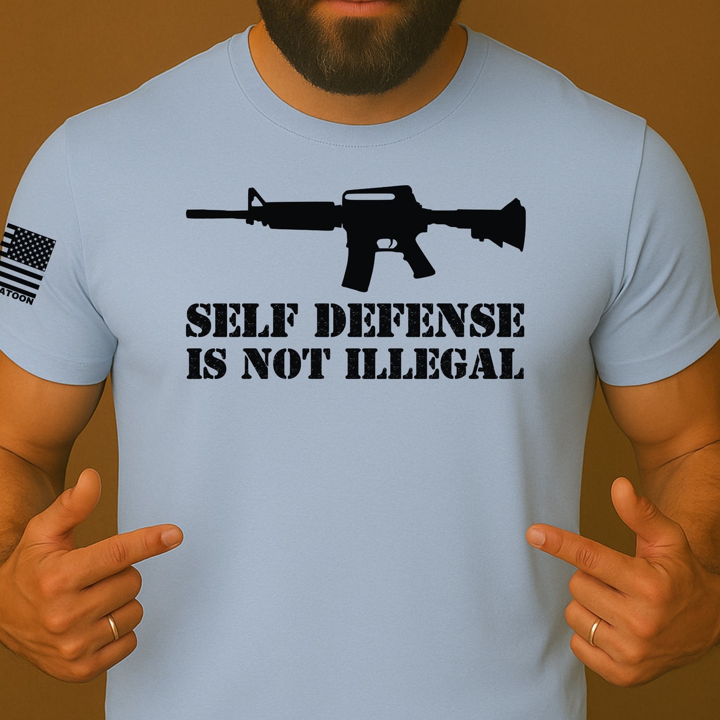 Self-defense is not Illegal 2A Shirt