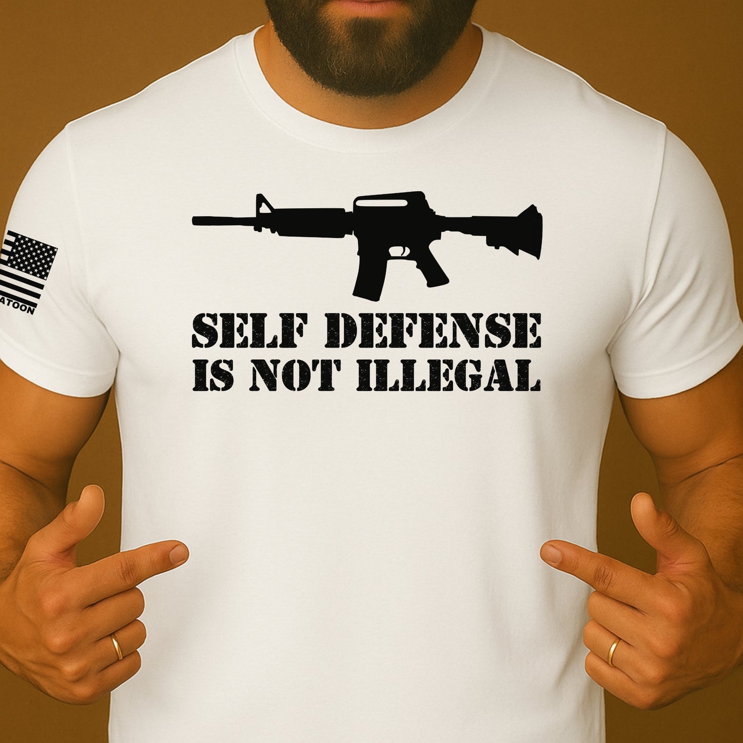 Self-defense is not Illegal 2A Shirt