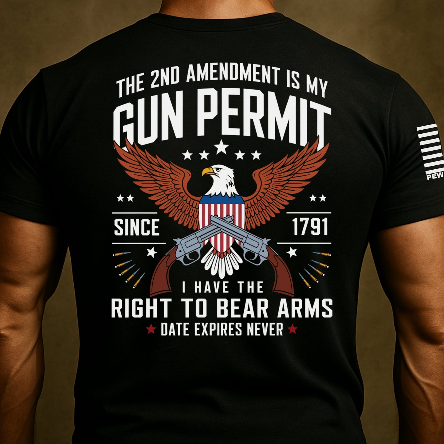 The 2nd Amendment is my Gun Permit Shirt