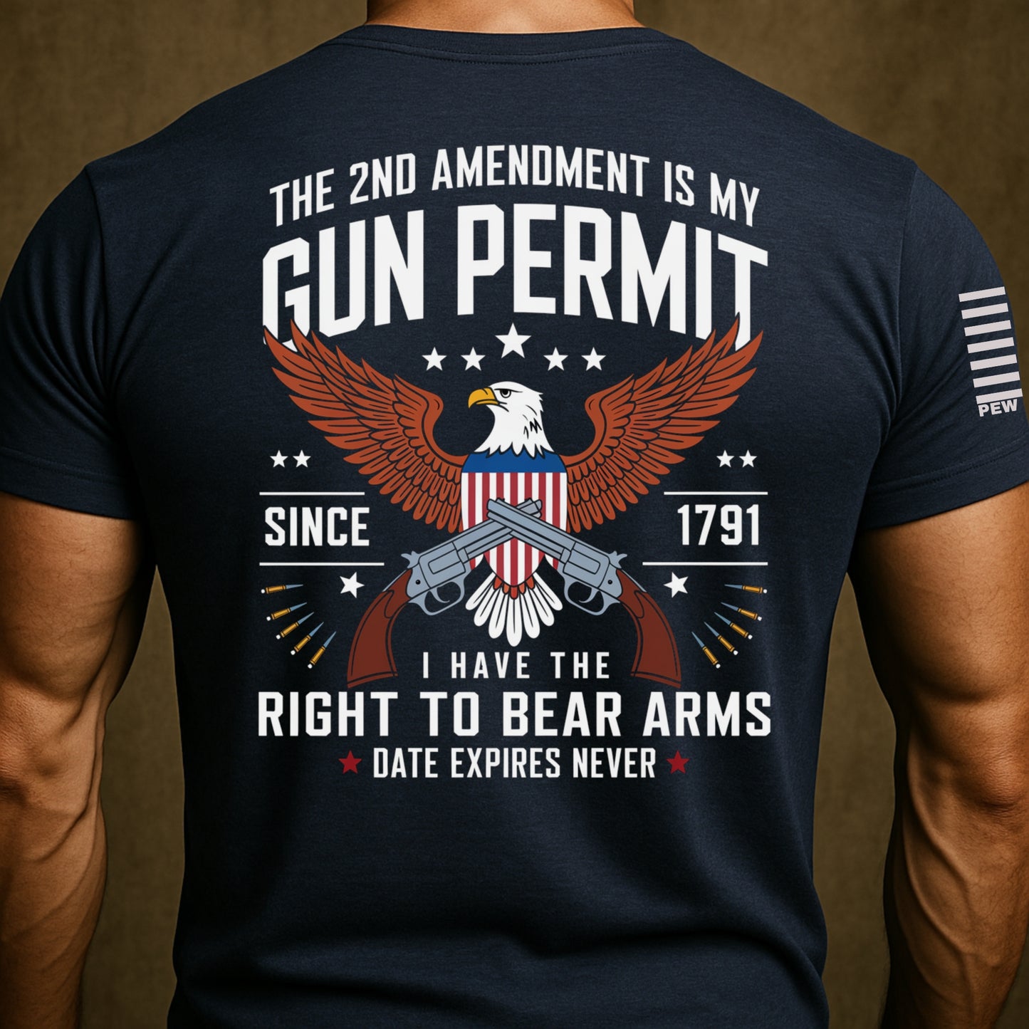 The 2nd Amendment is my Gun Permit Shirt