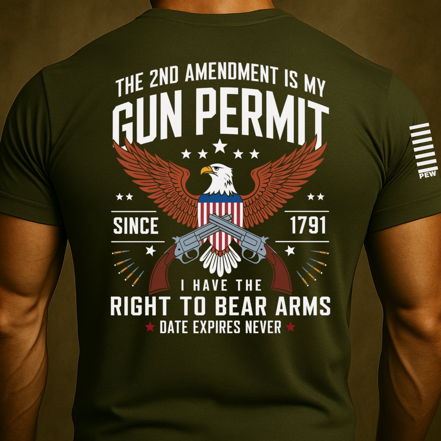 The 2nd Amendment is my Gun Permit Shirt