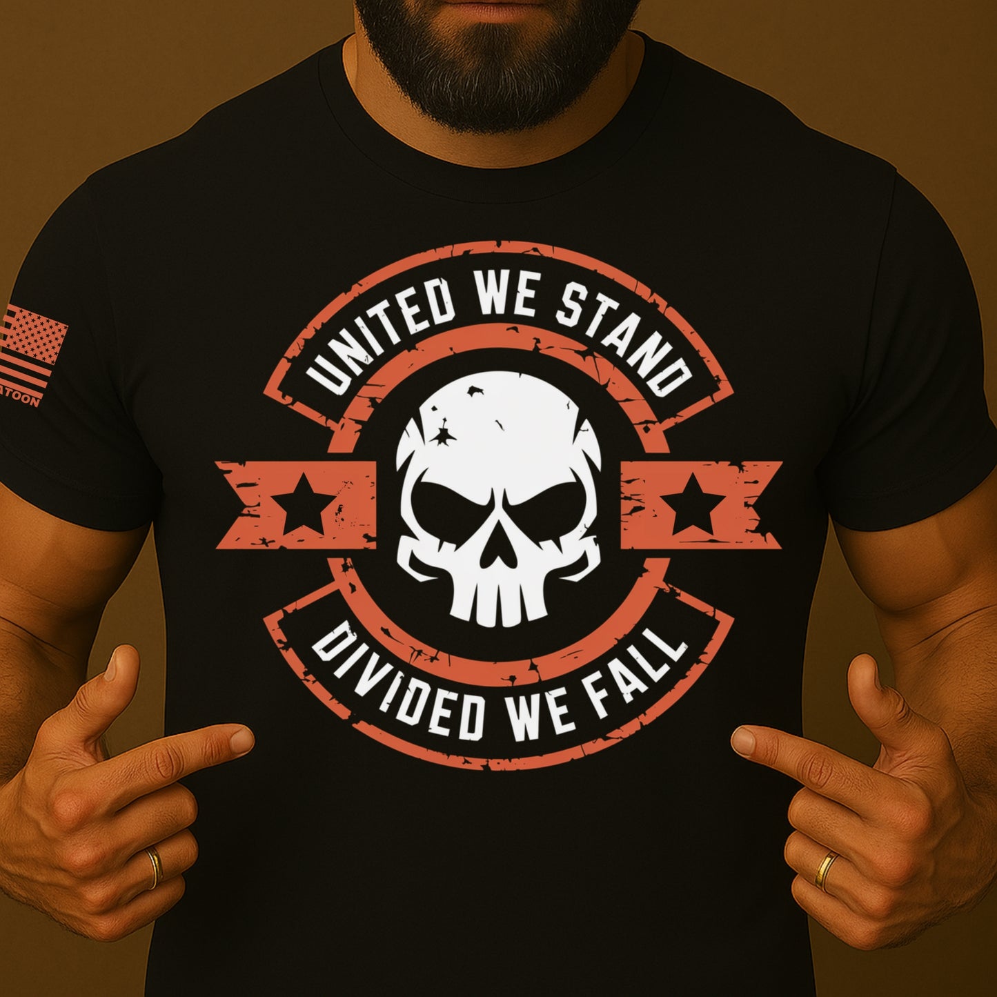 United we stand, divided we fall Patriot Shirt