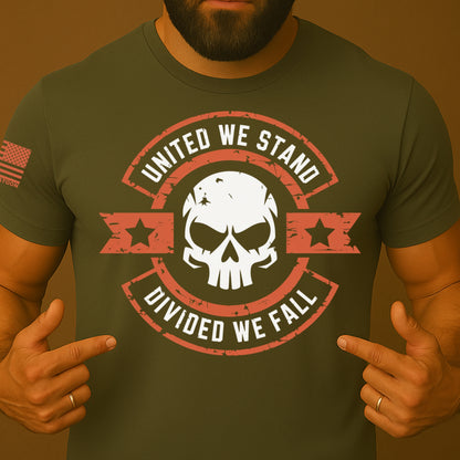 United we stand, divided we fall Patriot Shirt
