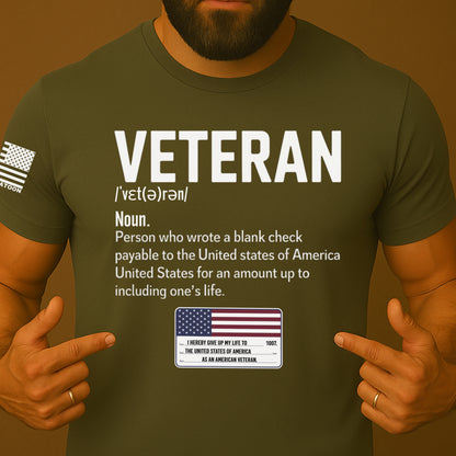 Veteran Definition Shirt