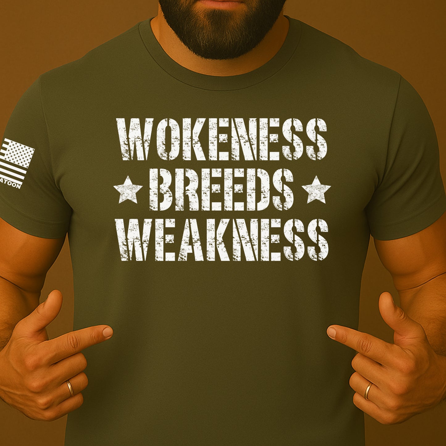Wokeness Breeds Weakness Patriot Shirt